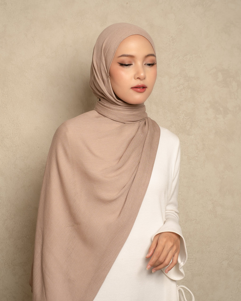 Crinkle Modal in Blush
