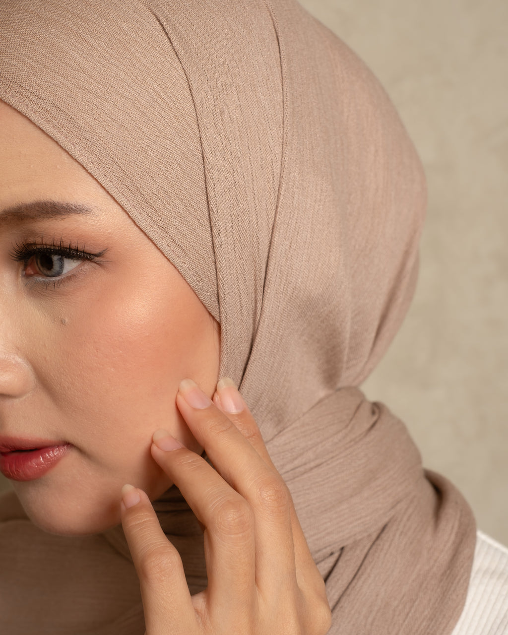 Crinkle Modal in Blush