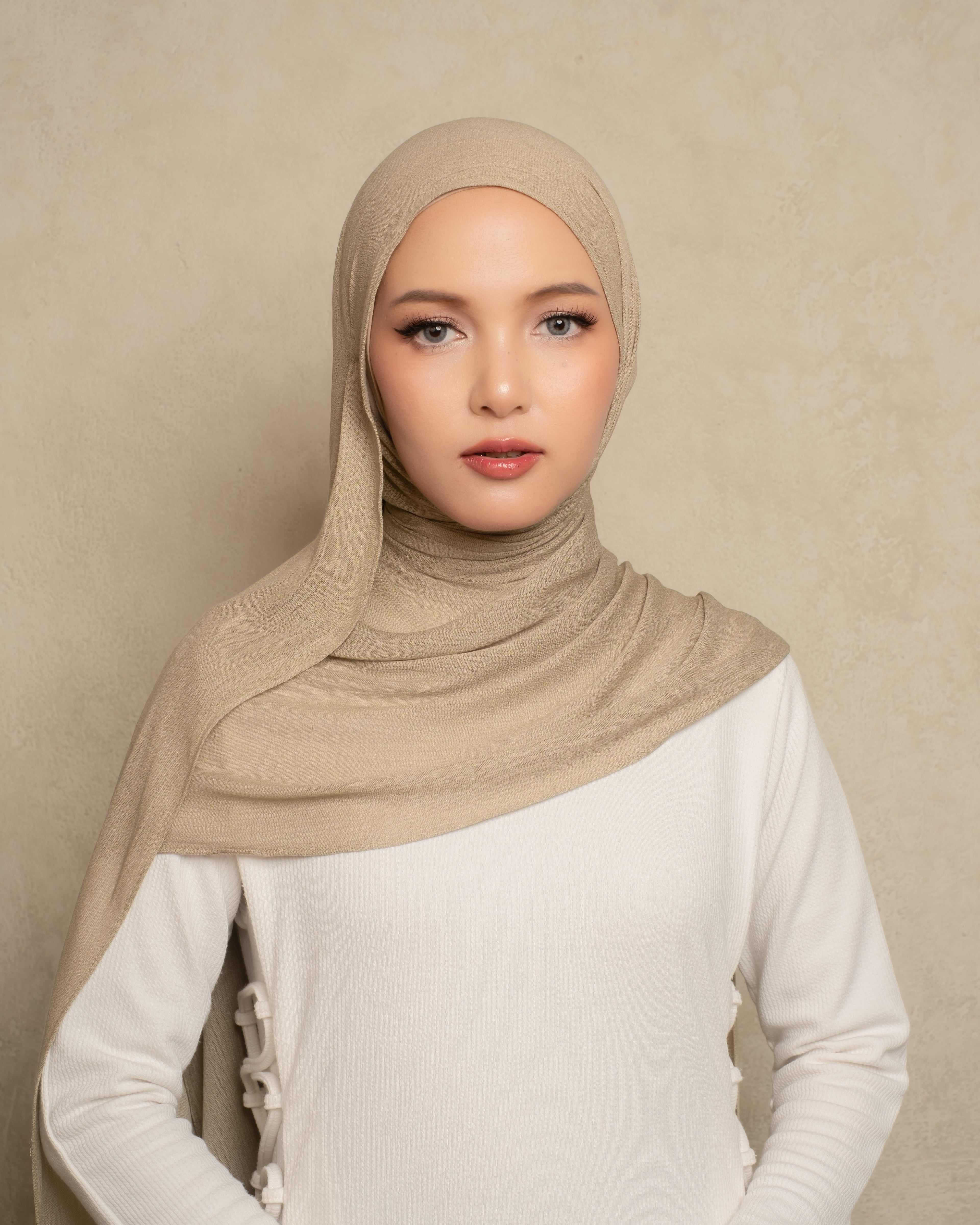 Crinkle Modal in Taupe