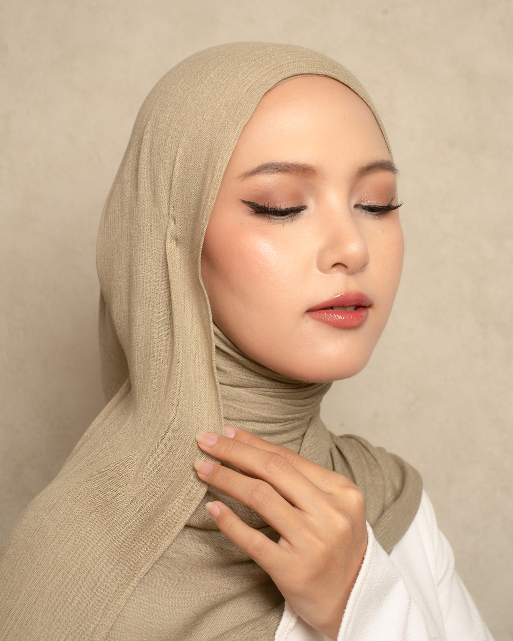 Crinkle Modal in Taupe