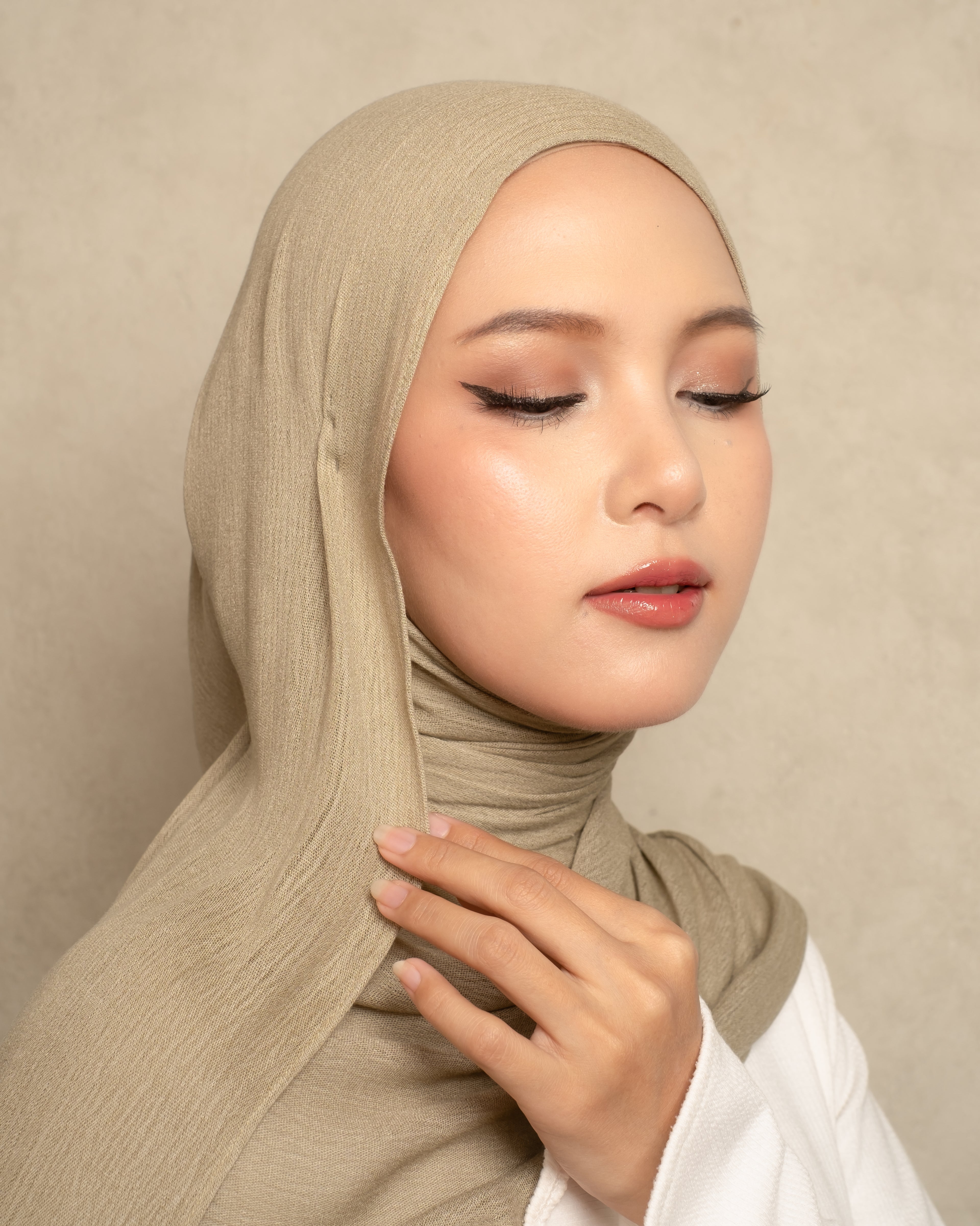 Crinkle Modal in Taupe